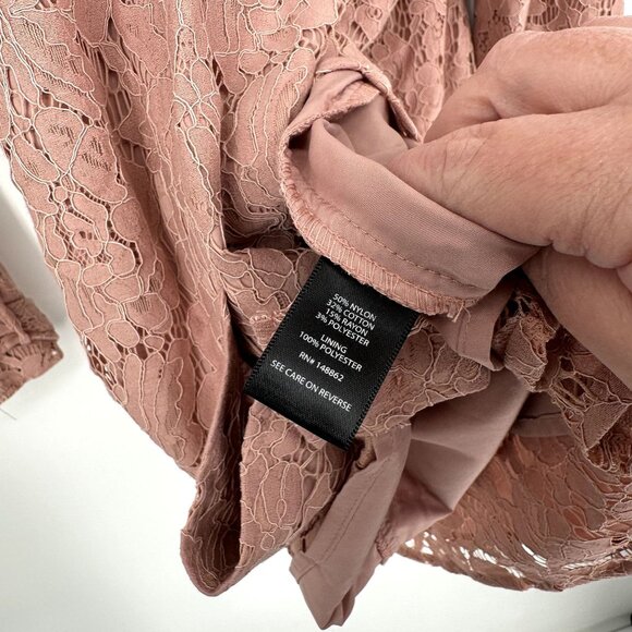 Torrid‎ Pink Lace Trench Coat Size 2XL - Picture 5 of 5